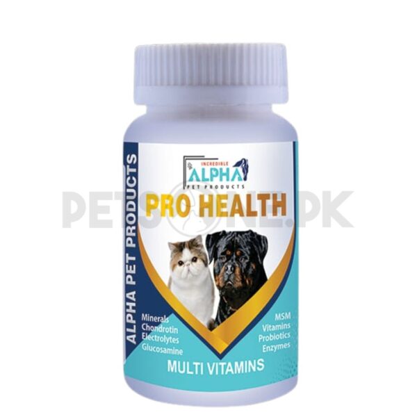 Alpha (MEGA PET) PROHEALTH MULTI VITAMINS FOR PETS – 150 Gram - Image 2