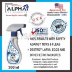 Alpha (MEGA PET) D-Tick Flea And Tick Spray For Pets - Image 2