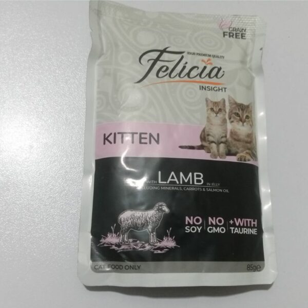 Felicia Wet Pouches Food For Kittens In Jelly - Image 3