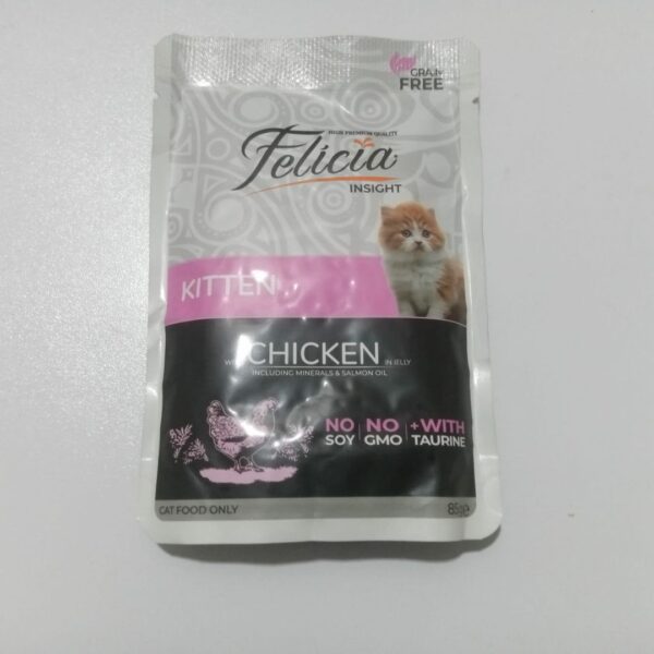Felicia Wet Pouches Food For Kittens In Jelly - Image 2