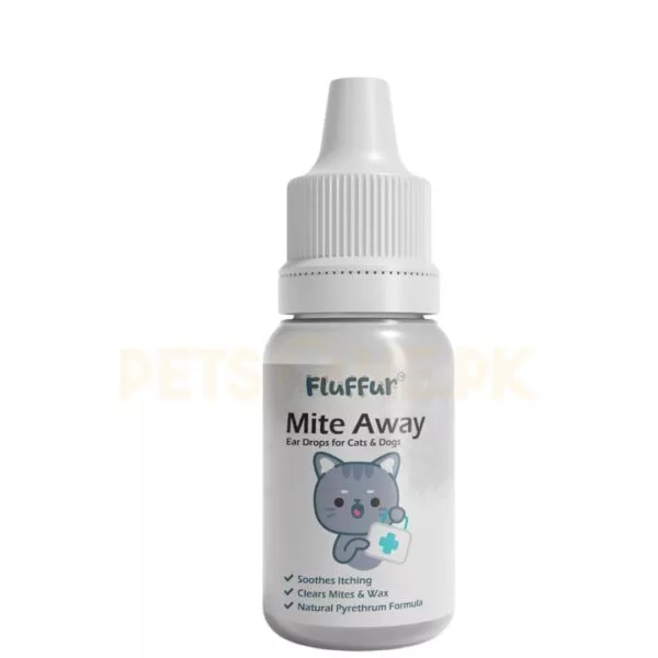 Fluffur Mite Away Ear Drops For Cats And Dogs - Image 2