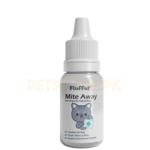 Fluffur Mite Away Ear Drops For Cats And Dogs