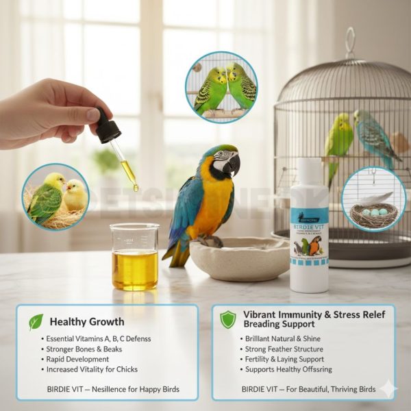 BIRDIE VIT Vitamins Supplement For Birds -100 ML - Image 7