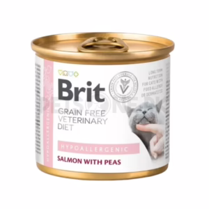 Brit Grain Free Veterinary Diet Hypoallergenic Salmon With Peas – 200 Gram