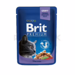 Brit Premium Cat Pouches with Cod Fish – 100 Gram