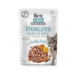 Brit Care Cat Pouch Sterilized Fillets With Healthy Rabbit In Gravy – 85 Gram