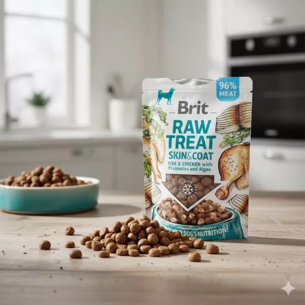 Brit Raw / Dog Treat / For Skin And Coat / Chicken And Fish Flavor – 40 Gram - Image 2