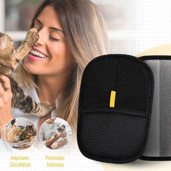 Pet Hair Removal Tool Reusable Static Removal Gloves - Image 2