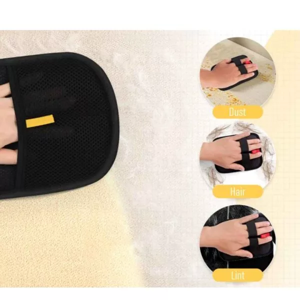 Pet Hair Removal Tool Reusable Static Removal Gloves - Image 3