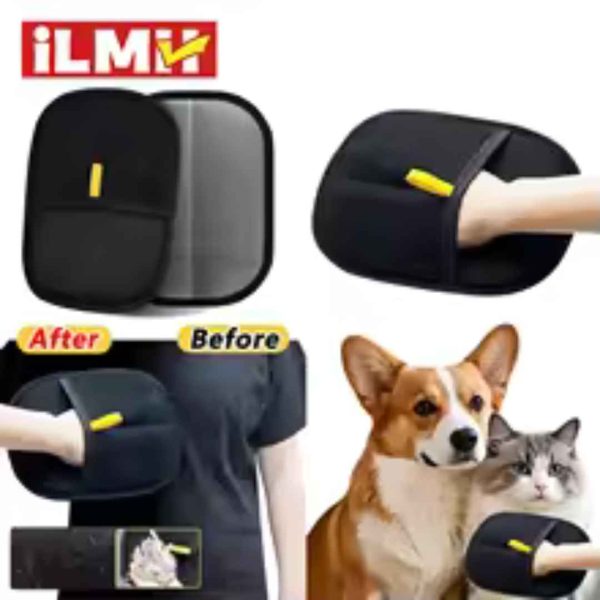 Pet Hair Removal Tool Reusable Static Removal Gloves - Image 5