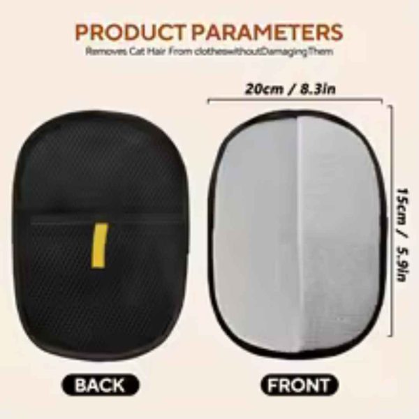 Pet Hair Removal Tool Reusable Static Removal Gloves - Image 7