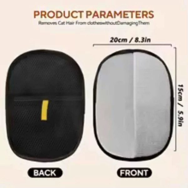 Pet Hair Removal Tool Reusable Static Removal Gloves - Image 7
