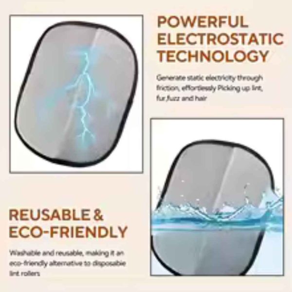 Pet Hair Removal Tool Reusable Static Removal Gloves - Image 8