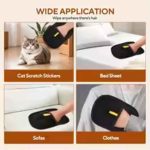 Pet Hair Removal Tool Reusable Static Removal Gloves - Image 9