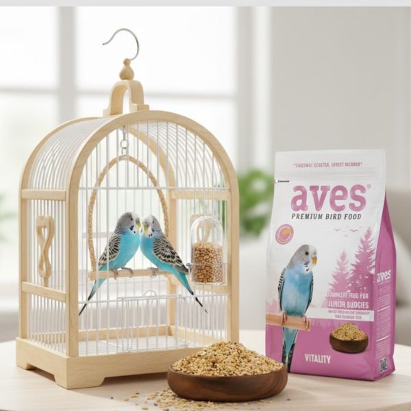 Aves Premium Bird Food Complete Food For Junior Budgies - 400 Gram - Image 2