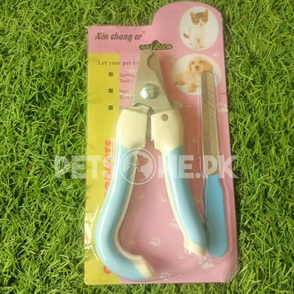 Pets Nail Clipper With Filer (Blue White) - Image 2