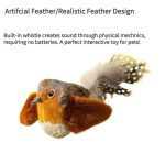 Interactive Cat Toy with Realistic Bird Chirping Sounds - No Batteries Needed - Image 2
