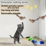 Interactive Cat Toy with Realistic Bird Chirping Sounds - No Batteries Needed - Image 14