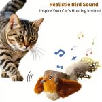 Interactive Cat Toy with Realistic Bird Chirping Sounds - No Batteries Needed - Image 15