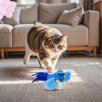 Interactive Cat Toy with Realistic Bird Chirping Sounds - No Batteries Needed - Image 16