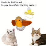 Interactive Cat Toy with Realistic Bird Chirping Sounds - No Batteries Needed - Image 7