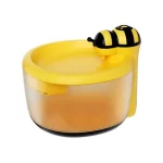 Honey Bee Shaped Rechargeable Water Fountain for Cats with Motion Sensor - Image 4