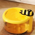 Honey Bee Shaped Rechargeable Water Fountain for Cats with Motion Sensor - Image 2
