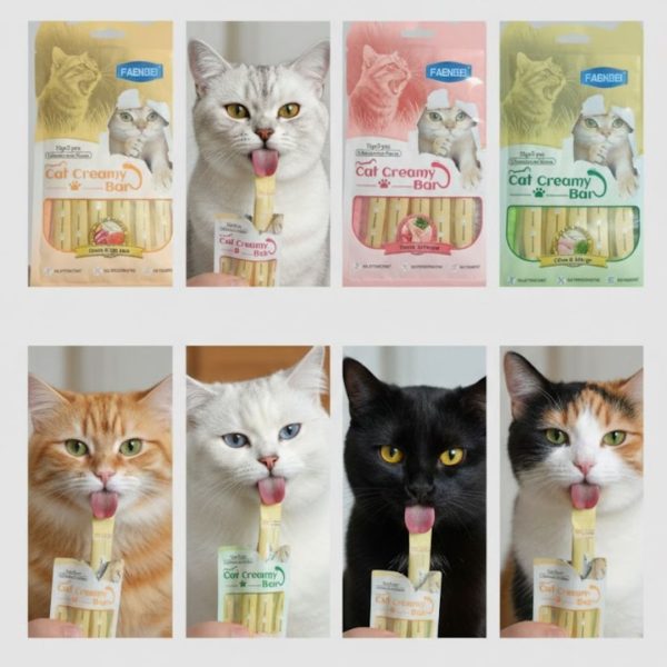 Faenbei Cat Creamy Treats – (15 Gram x 5 pcs) - Image 2