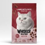 Whisker Premium Solution Adult Cat Food Lamb And Rice