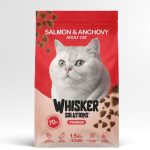 Whisker Premium Solution Adult Cat Food Salmon And Anchovy