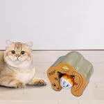 Interactive Scratch Pad in The Shape Of A Jug Ball With Catnip - Image 3