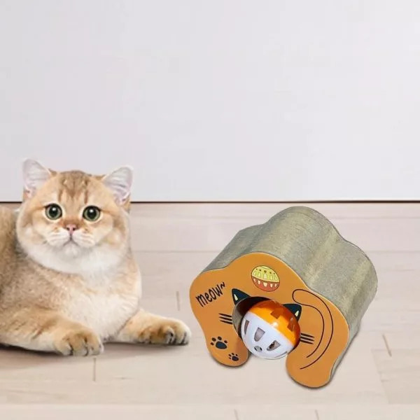 Interactive Scratch Pad in The Shape Of A Jug Ball With Catnip - Image 3