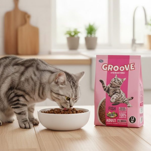 Groove Adult Cat Food Fish – All Life Stages Cat Food - Image 2
