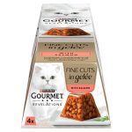 Purina Gourmet Revelations Mousse Fine Cuts With Salmon In Jelly - ( 4 x 57 Gram)