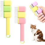 ANOXA Pet Hair Remover Self-Cleaning Cat Comb/Brush