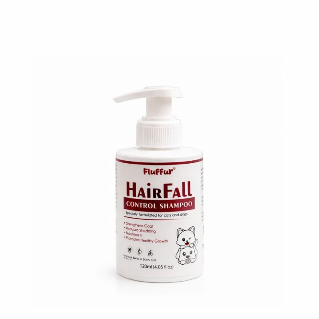 Fluffur Hair Fall Control Shampoo For Pets – 120 ML Fluffur Hair Fall Control Shampoo For Pets – 120 ML - Image 1