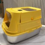 Large Litter Box With Stainless Steel Tray