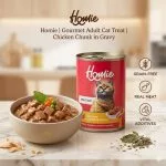 Homie Chunks In Gravy Adult Cat Food Tin – 400 Gram
