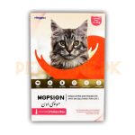 Mopsion Spot On for Cats 4-8kg - Flea, Ear Mite And Worm Protection 1-Tube (0.4ML)