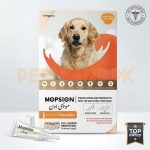 Mopsion Spot on Solution For Dogs (10-25kg) Ear Mite And Worm Protection 1-Tube (2.5ML)