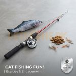Cat Wand / Interactive Cat Retractable Fishing Rod Toy