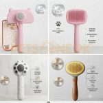 Cat/Dog Self Cleaning Button Brush