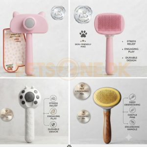 Cat/Dog Self Cleaning Button Brush