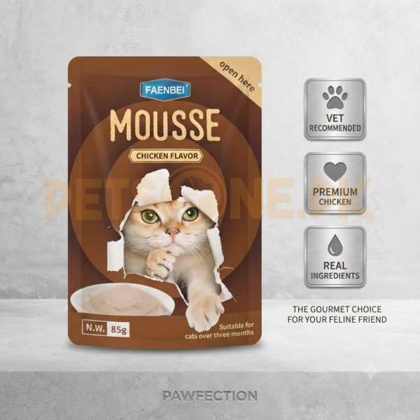 Faenbei Mousse / Wet Cat Food Pouch – 85 Gram - Image 2