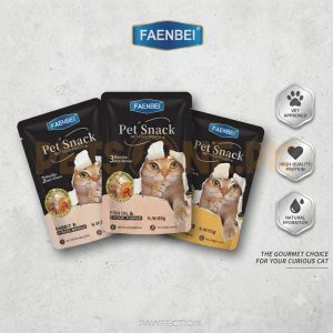 Faenbei Pet Snack Cat Wet Food Pouch - 85 Gram