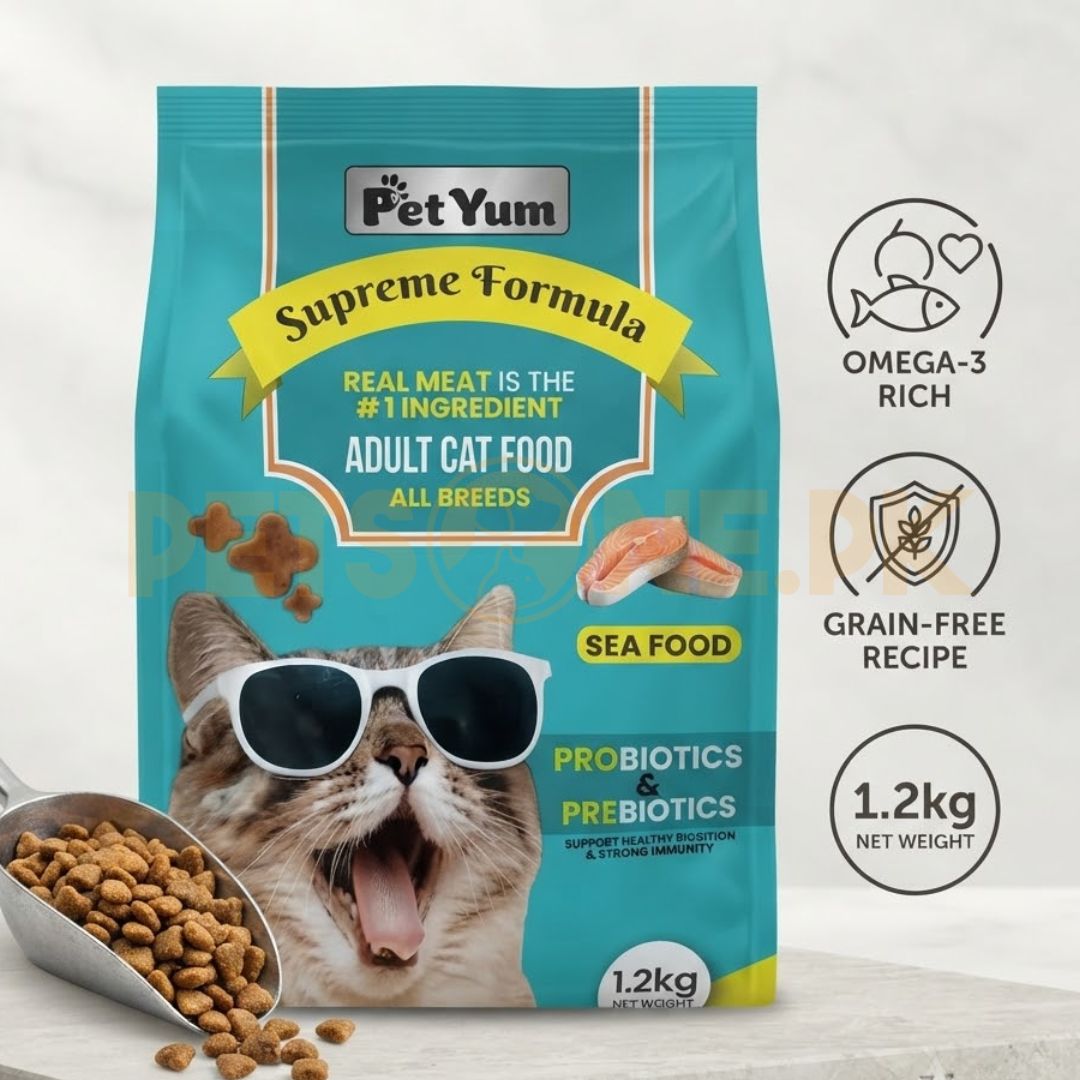 Pet Yum Supreme Formula Adult Cat Food Seafood Flavor Pet Yum Supreme Formula Adult Cat Food Seafood Flavor - Image 1