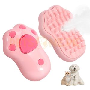 3 In 1 Cat Steamy Massage Brush For Cats