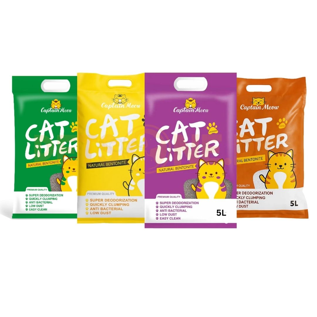 Captain Meow Premium Bentonite Cat Litter-05 Captain Meow Premium Bentonite Cat Litter - Image 1