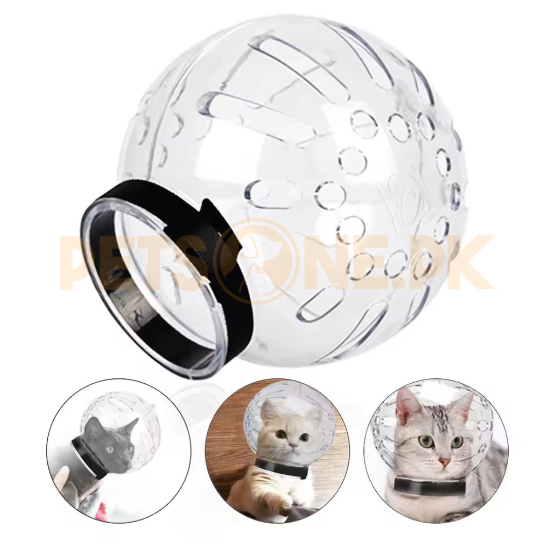Cat Muzzle Anti-Bite Breathable Protective Space Hood Cat Muzzle Anti-Bite Breathable Protective Space Hood - Image 1