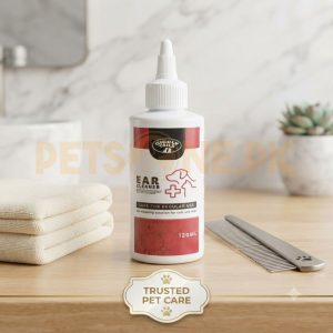 Giggly Tails Ear Cleaner For Pets - 120 ML